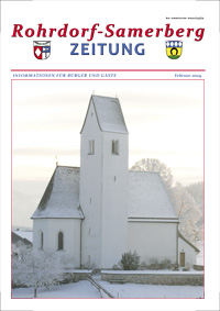 RSZ Rohrdorf-Samerberg ZEITUNG Ausgabe Februar 2009