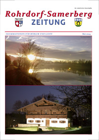 RSZ Rohrdorf-Samerberg ZEITUNG Ausgabe Mai 2009