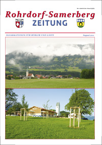 RSZ Rohrdorf-Samerberg ZEITUNG Ausgabe August 2012