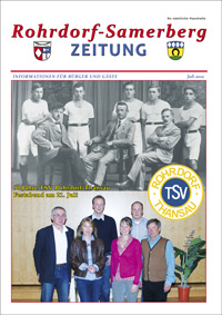 RSZ Rohrdorf-Samerberg ZEITUNG Ausgabe Juli 2012