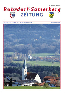 RSZ Rohrdorf-Samerberg ZEITUNG Ausgabe Dezember 2013