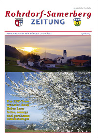 RSZ Rohrdorf-Samerberg ZEITUNG Ausgabe April 2014