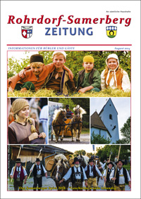 RSZ Rohrdorf-Samerberg ZEITUNG Ausgabe August 2014