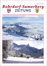 RSZ Rohrdorf-Samerberg ZEITUNG Ausgabe Februar 2015
