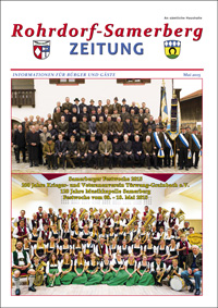 RSZ Rohrdorf-Samerberg ZEITUNG Ausgabe Mai 2015