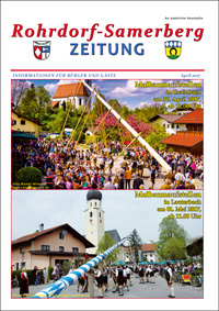 RSZ Rohrdorf-Samerberg ZEITUNG Ausgabe April 2017
