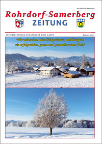 RSZ Rohrdorf-Samerberg ZEITUNG Ausgabe Januar 2017