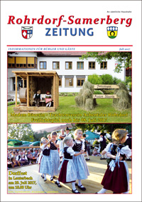 RSZ Rohrdorf-Samerberg ZEITUNG Ausgabe Juli 2017