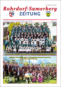 RSZ Rohrdorf-Samerberg ZEITUNG Ausgabe Mai 2017