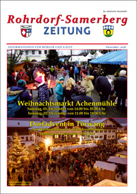 RSZ Rohrdorf-Samerberg ZEITUNG Ausgabe Dezember 2018