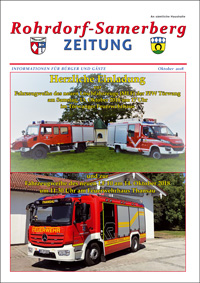 RSZ Rohrdorf-Samerberg ZEITUNG Ausgabe Oktober 2018