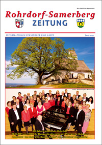 RSZ Rohrdorf-Samerberg ZEITUNG Ausgabe Juni 2019
