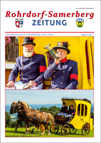 RSZ Rohrdorf-Samerberg ZEITUNG Ausgabe August 2020