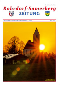 RSZ Rohrdorf-Samerberg ZEITUNG Ausgabe Mai 2020