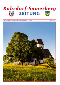 RSZ Rohrdorf-Samerberg ZEITUNG Ausgabe Mai 2021