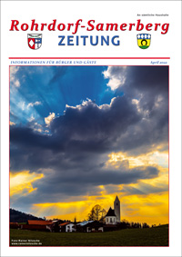 RSZ Rohrdorf-Samerberg ZEITUNG Ausgabe April 2022