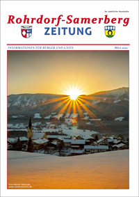 RSZ Rohrdorf-Samerberg ZEITUNG Ausgabe März 2022