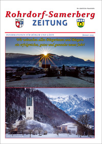RSZ Rohrdorf-Samerberg ZEITUNG Ausgabe Januar 2023
